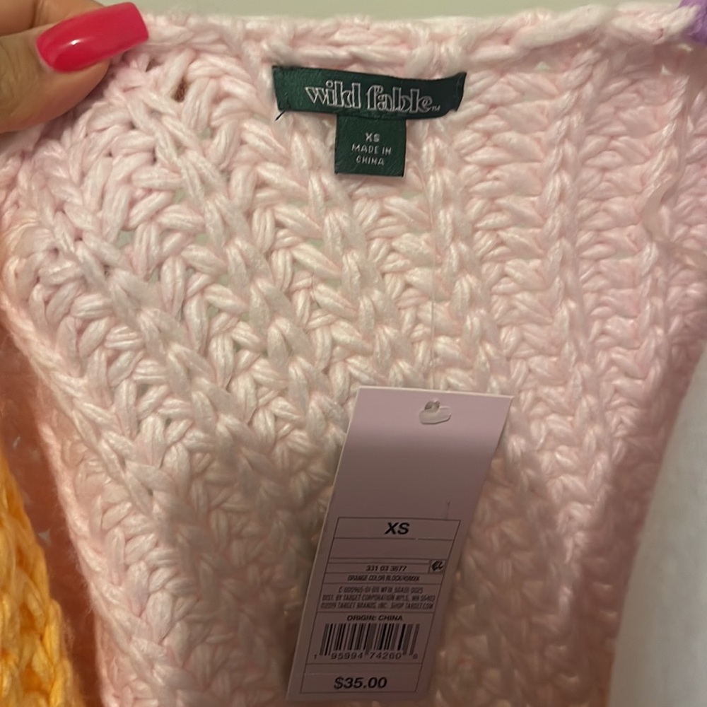 Color Block Cardigan - Picture 3 of 3
